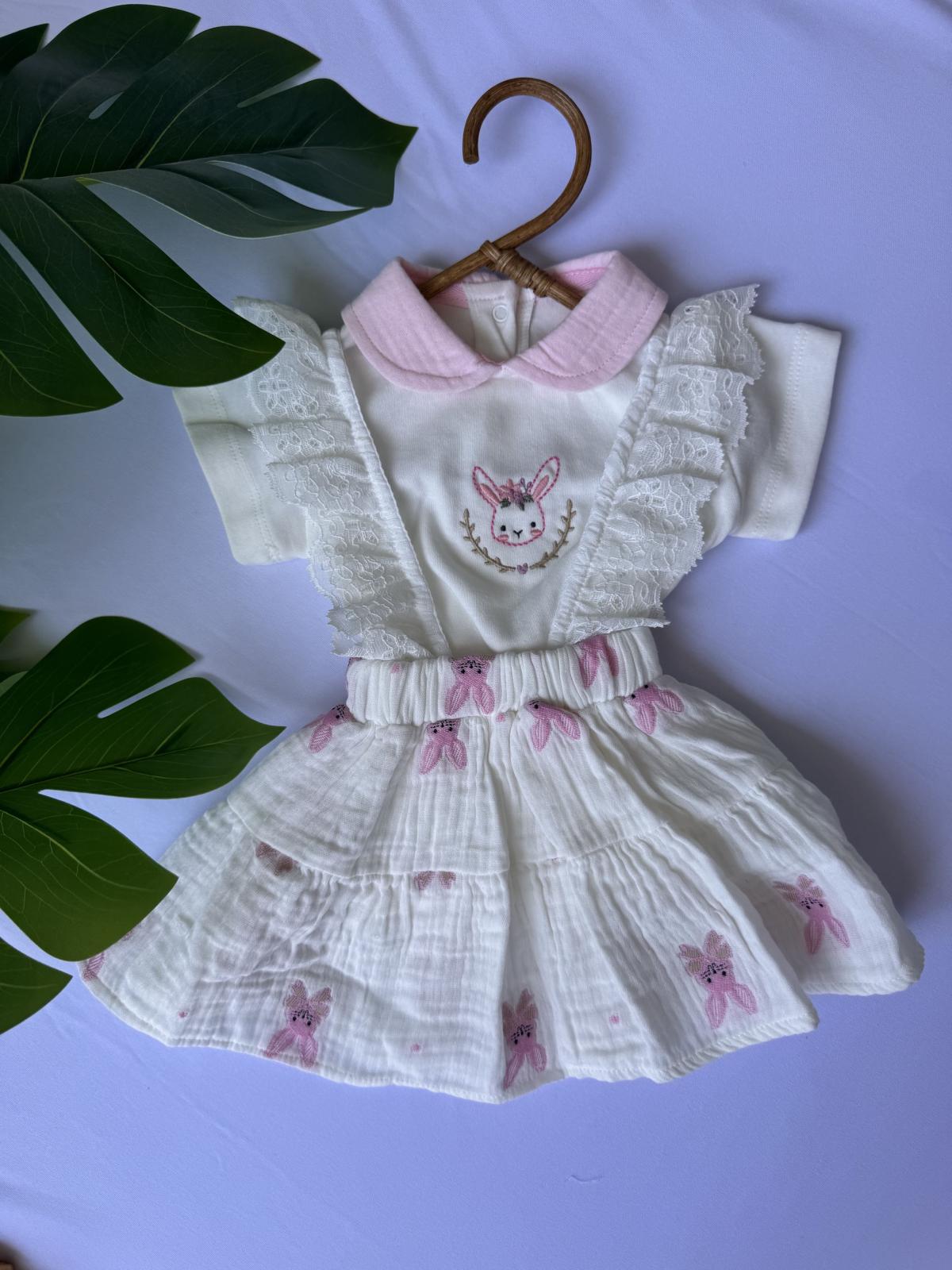 Tavşanlı Bodyli Elbise