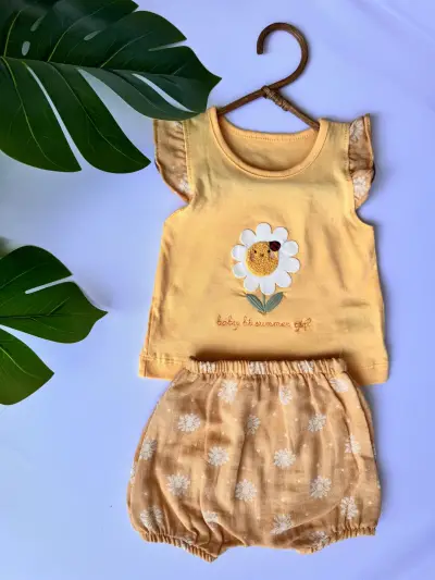 Summer Çiçekli İkili Takım