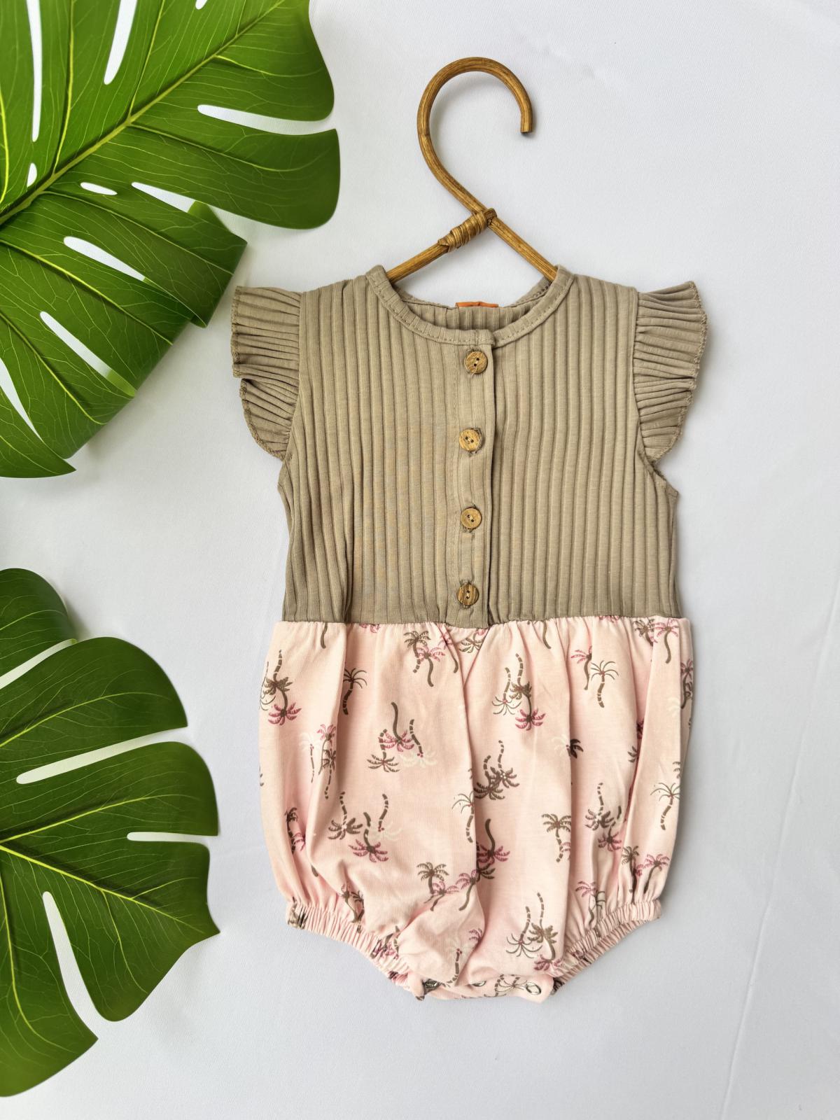 Palmiye Baskılı Tulum