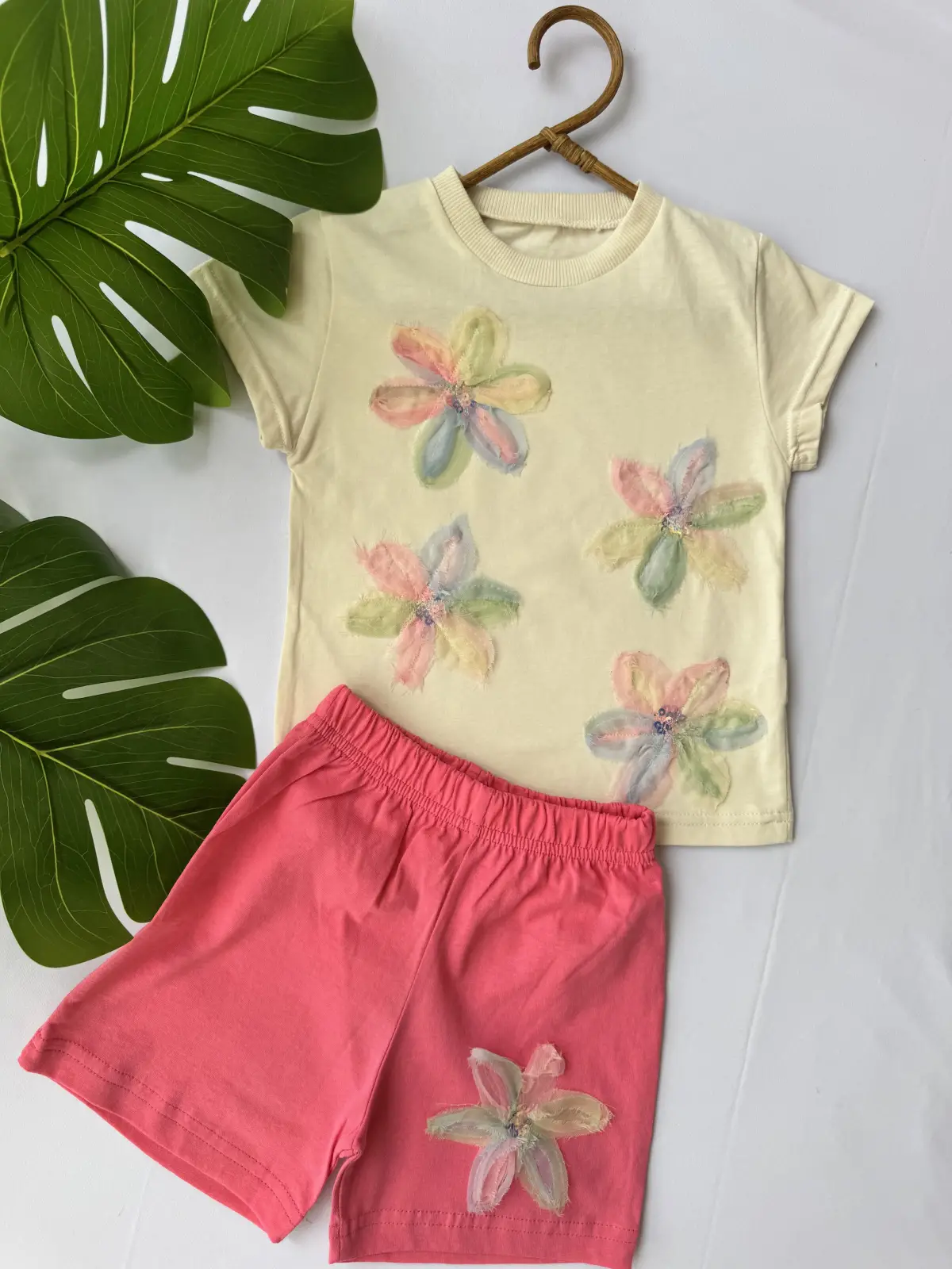 Tüllü Şort Takım