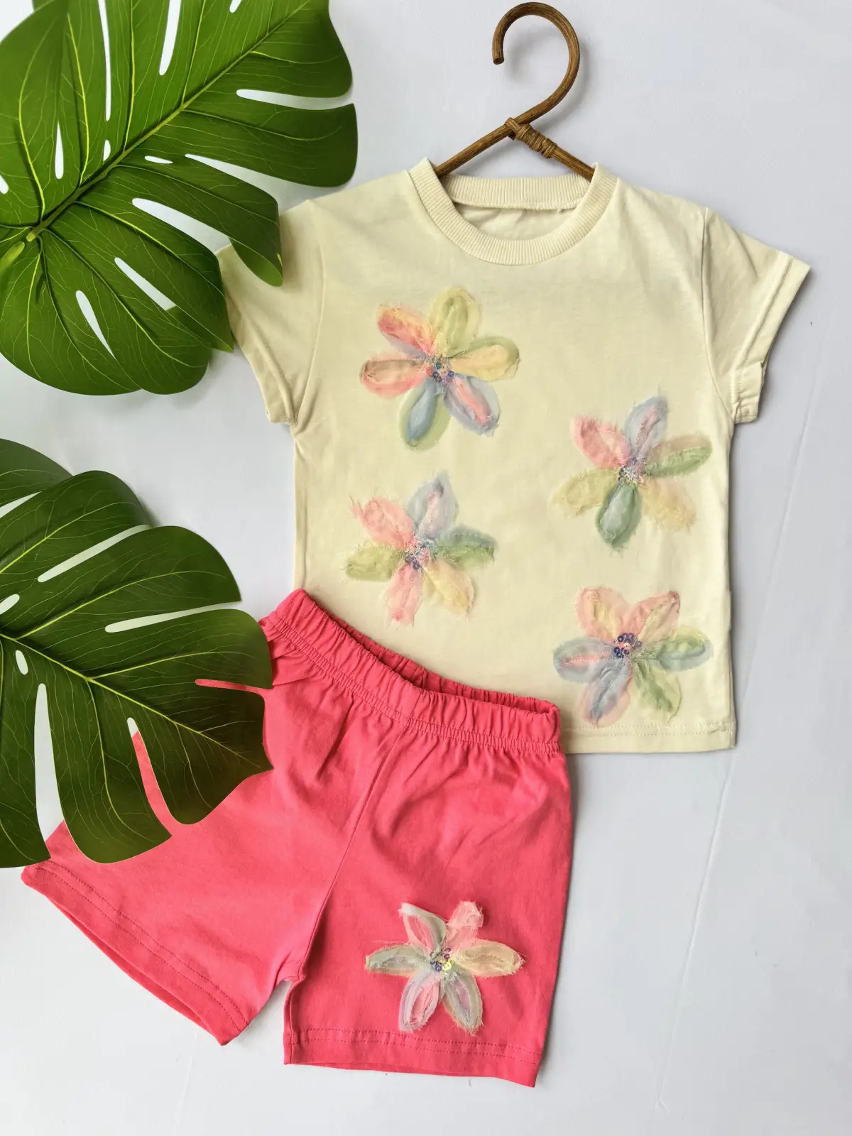 Tüllü Şort Takım