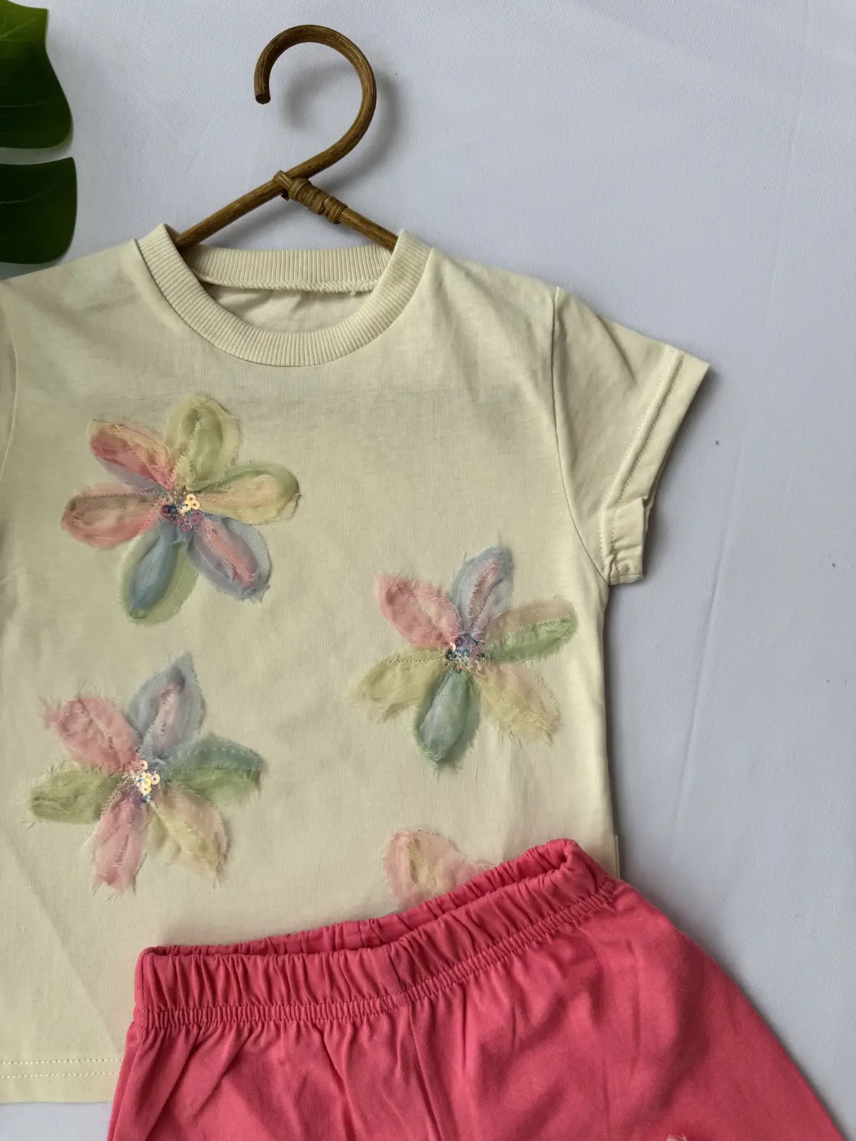 Tüllü Şort Takım