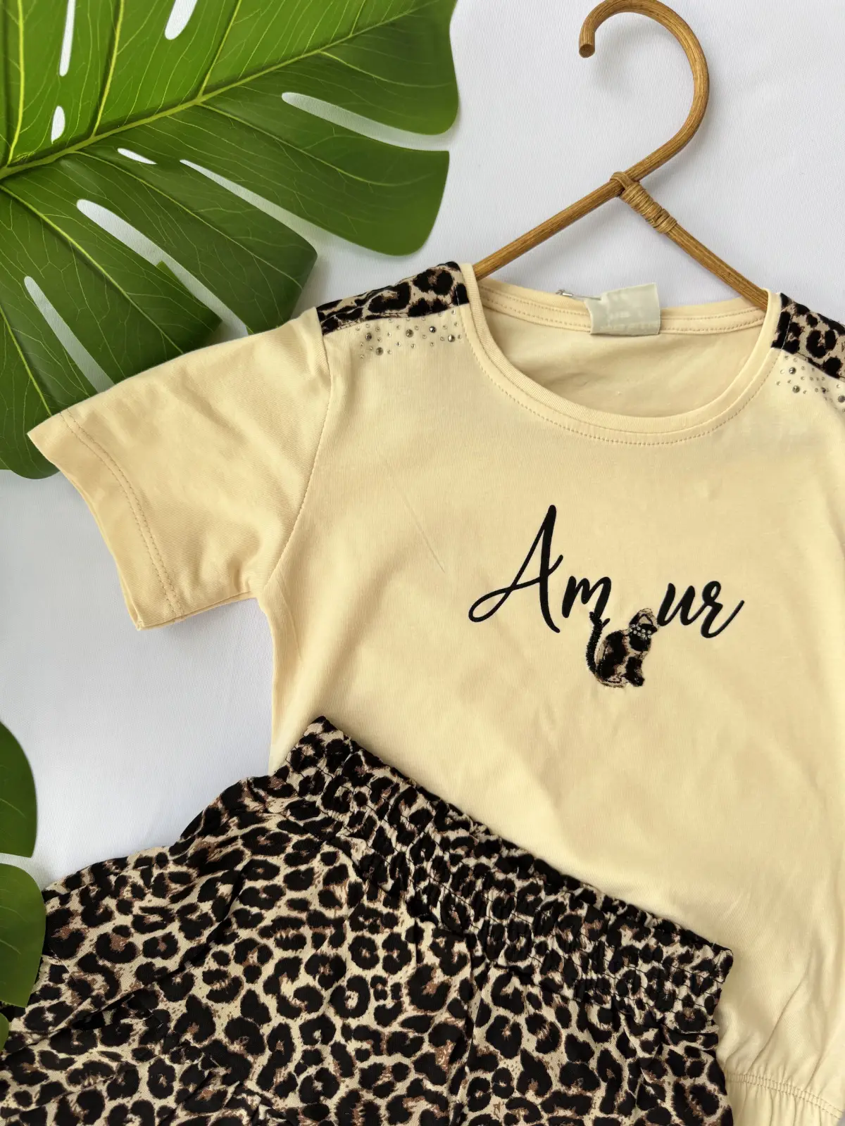 Leopar Desenli Takım