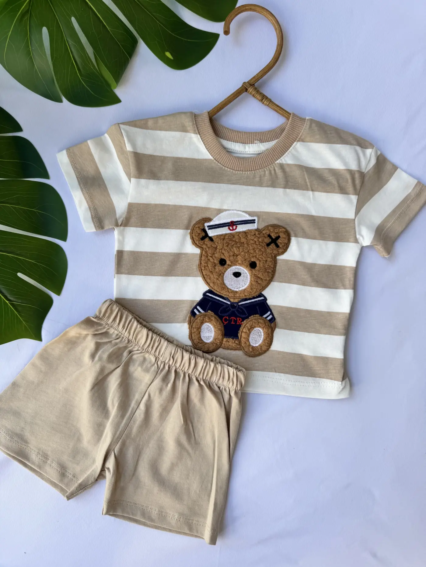 Kaptan Ayıcık Desenli Takım